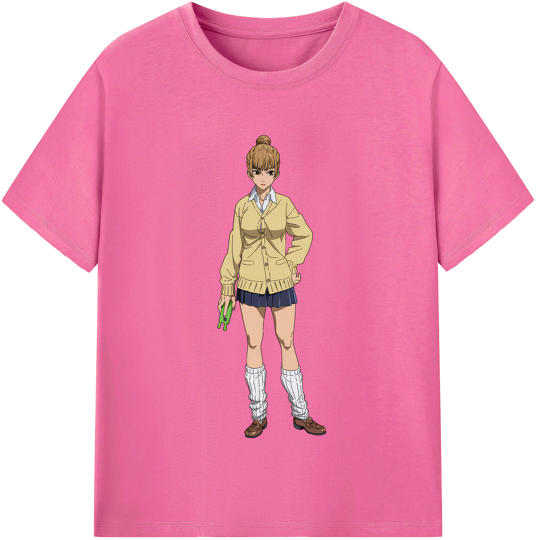 （画像用） 呪術廻戦 Jujutsu Kaisen レディースカジュアルプリントTシャツ（綿100％）